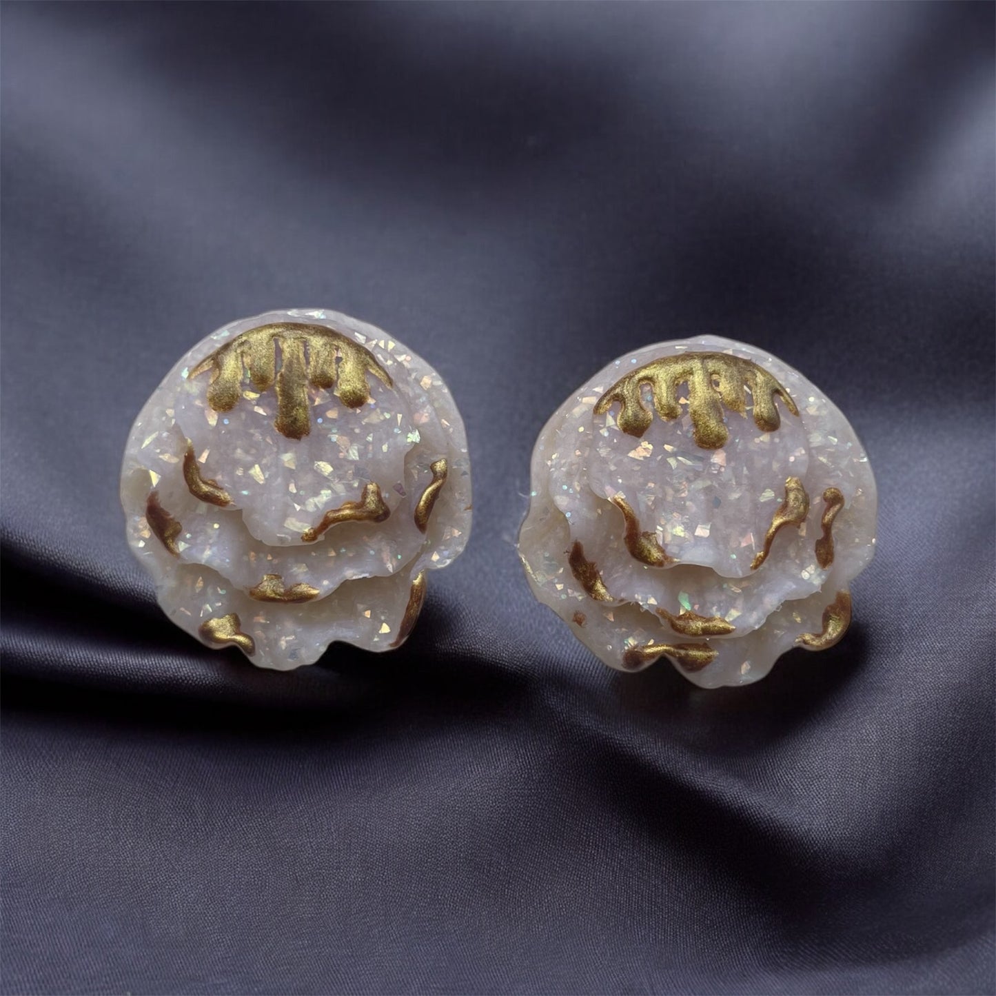 Cascade Petals statement earrings