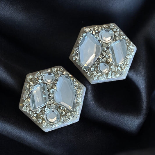 Gemstone Grace statement earrings